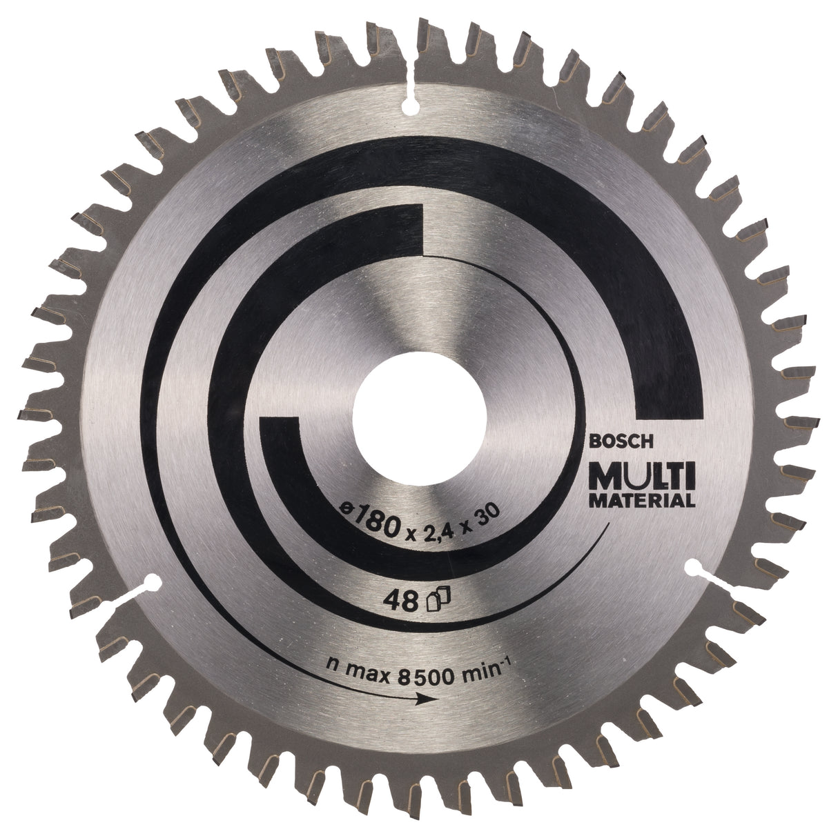 Bosch Professional Multi Material Circular Saw Blade - 180 x 30/20 x 2.4mm, 48 Teeth