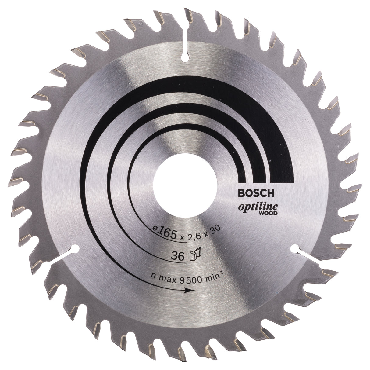 Bosch Professional Optiline Wood Circular Saw Blade - 165 x 30 x 2.6 mm, 36 Teeth