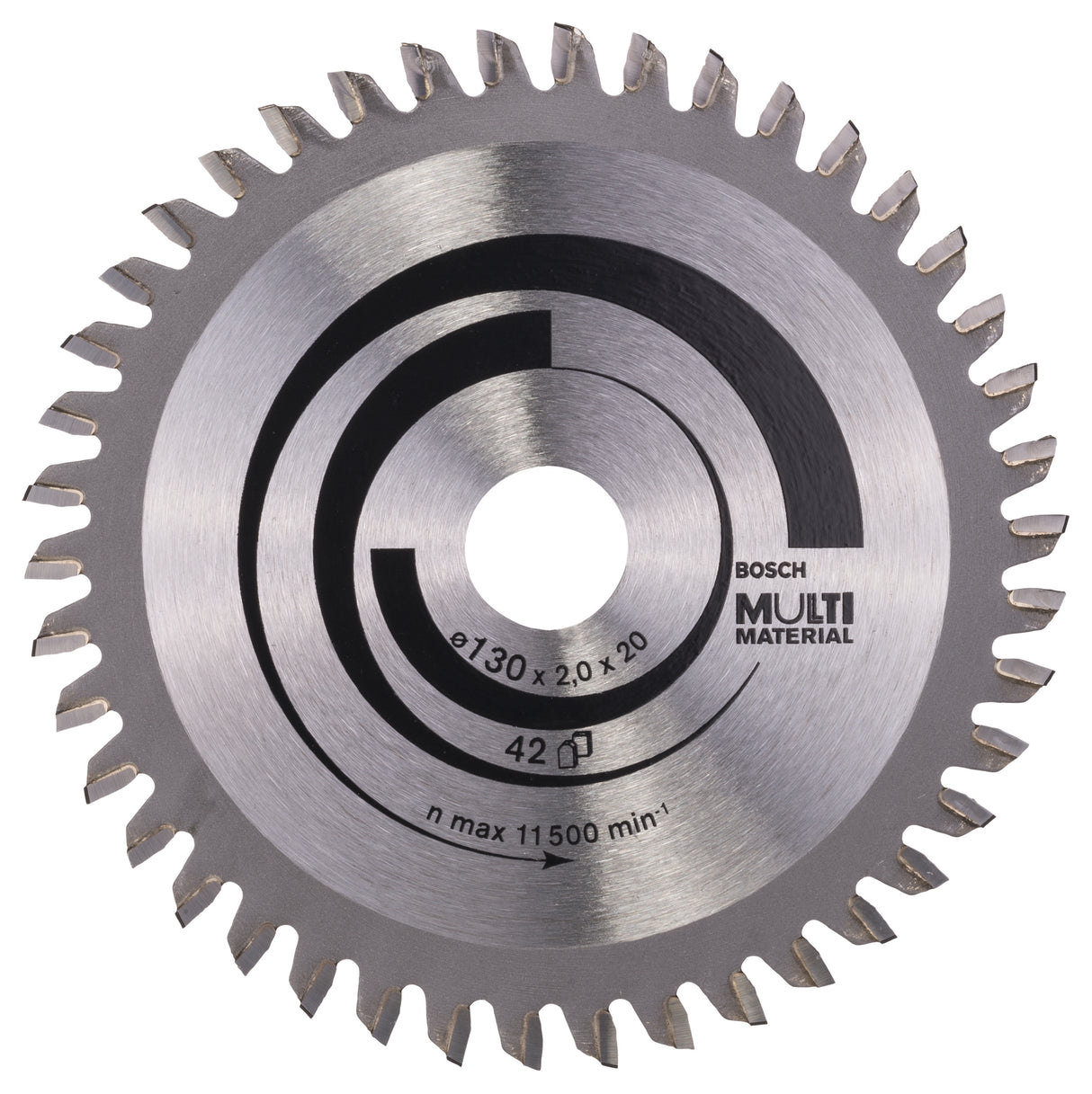 Bosch Professional Multi Material Circular Saw Blade - 130 x 20/16 x 2.0 mm, 42 Teeth