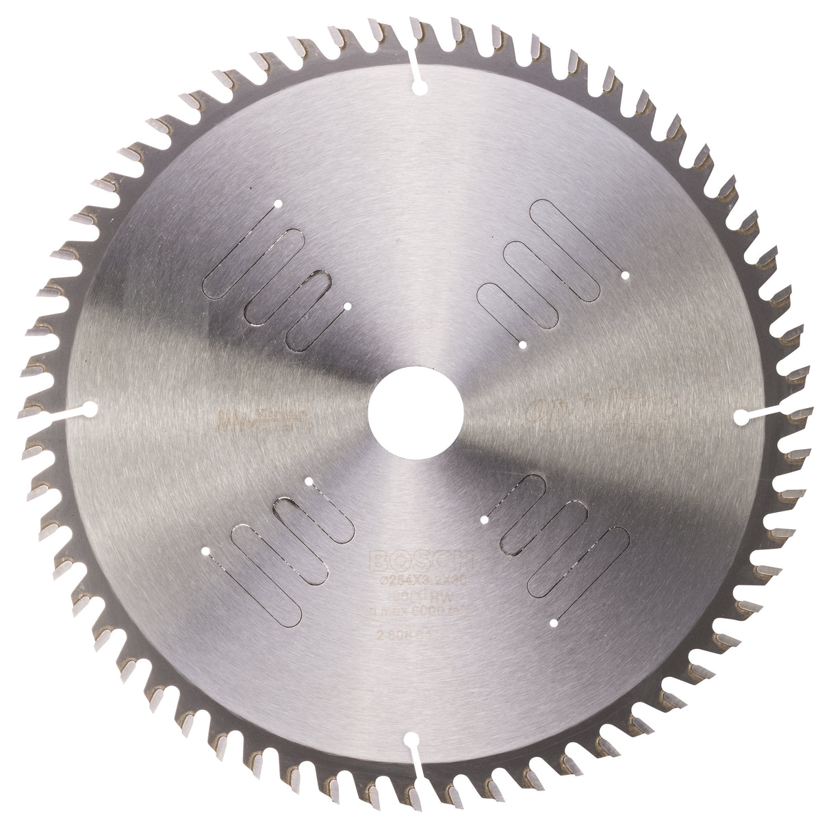 Bosch Professional Optiline Wood Circular Saw Blade - 254mm x 30mm x 3.2mm, 60 Teeth