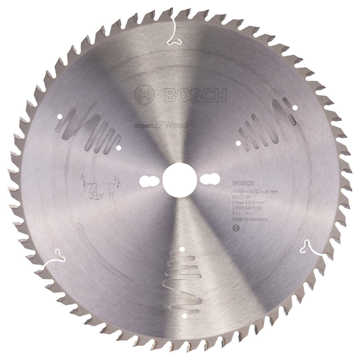 Bosch Professional Expert Circular Saw Blade for Wood - 300 x 30 x 3.2 mm, 60 Teeth