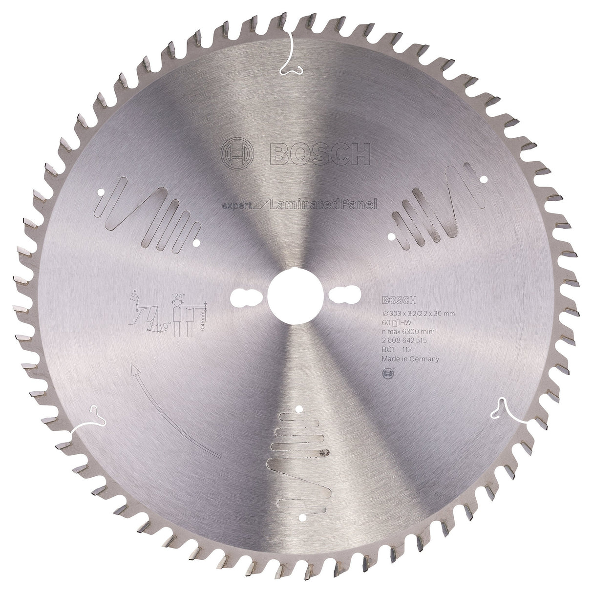 Bosch Professional Expert Circular Saw Blade for Laminated Panel - 303 x 30 x 3.2 mm, 60 Teeth