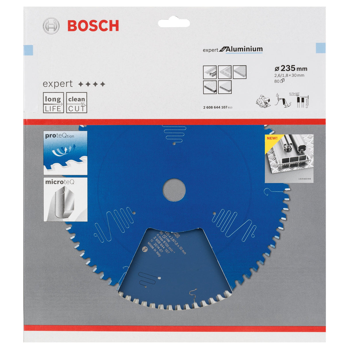 Bosch Professional Circular Saw Blade Expert for Aluminium - 235 x 30 x 2.6 mm, 80 Teeth