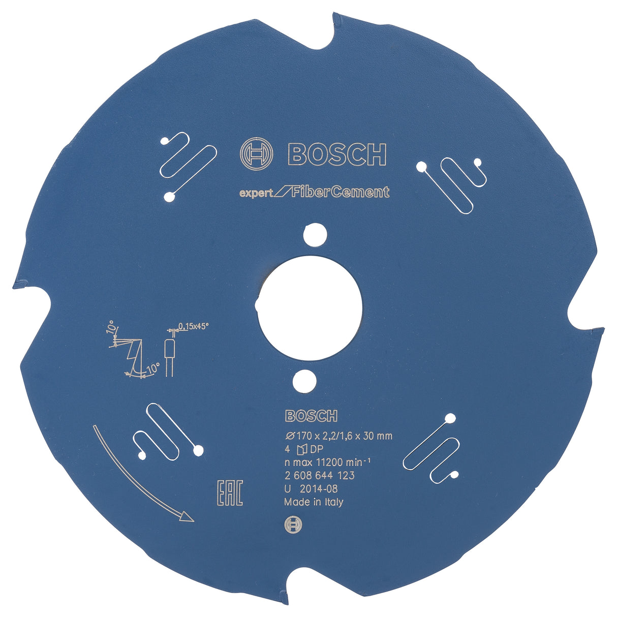 Bosch Professional Circular Saw Blade for Fibre Cement - 170 x 30 x 2.2 mm