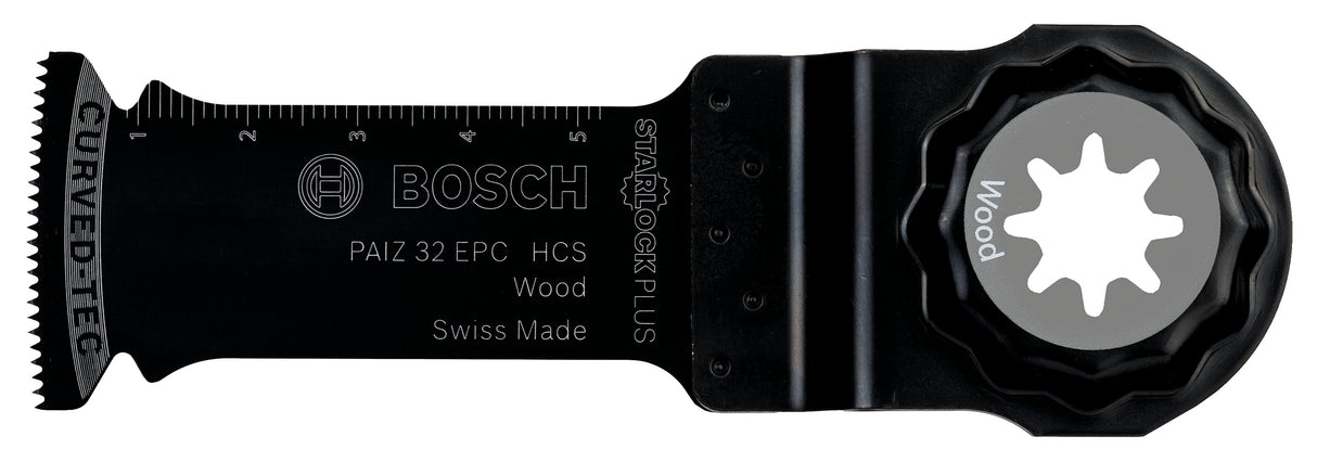 Bosch Professional Starlock Plus AIZ 32 EPC HCS Wood Curved-Tec - 1 Pack
