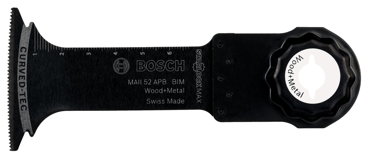 Bosch Professional Starlock Max MAII 52 APB BIM Wood+Metal C-Tec - 1 Pack
