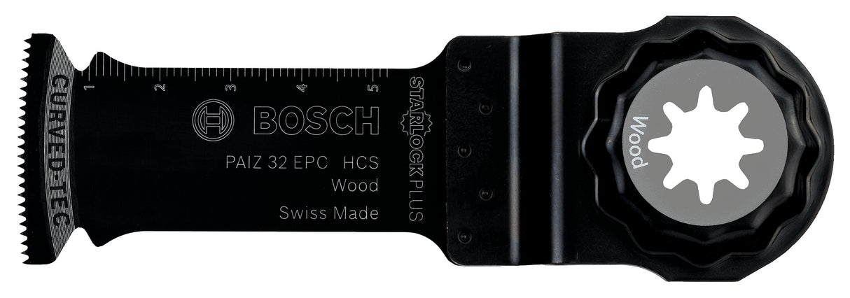 Bosch Professional Starlock Plus PAIZ 32 EPC HCS Wood Curved-Tec