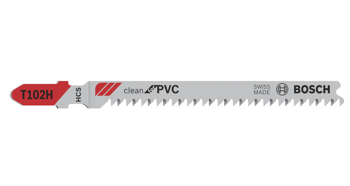 Bosch Professional Jigsaw Blade T102H Clean for PVC