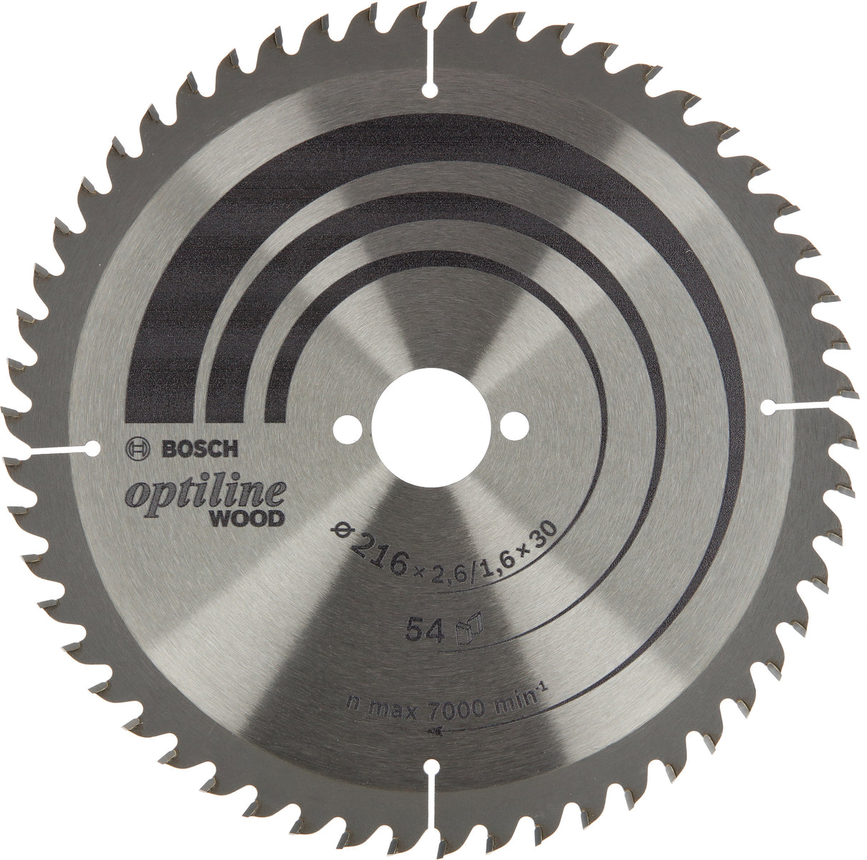 Bosch Professional Optiline Wood Circular Saw Blade - 216x2.6/1.6x30 T54