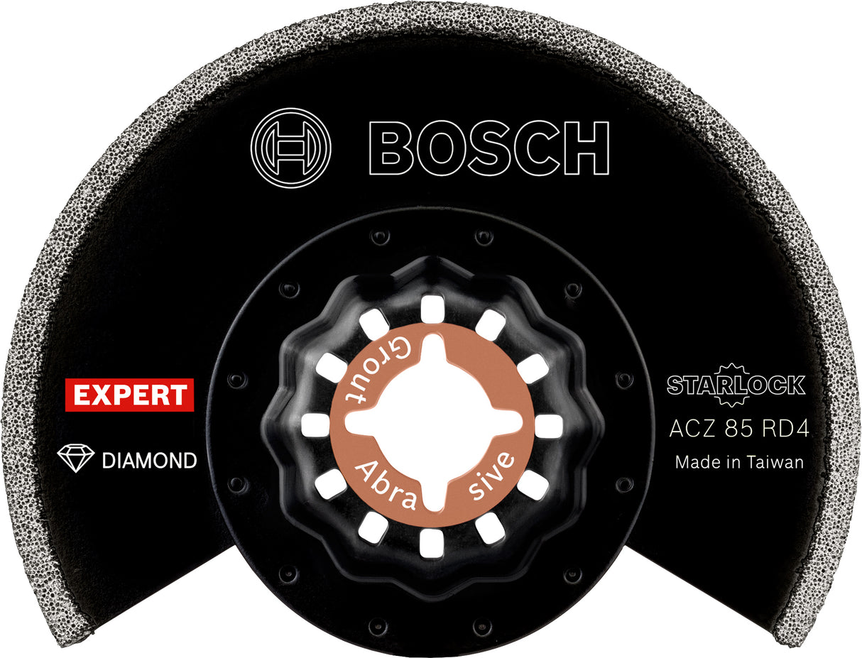 Bosch Professional Starlock Diamond Segment Grout & Abrasive ACZ85RD4 - 10pcs