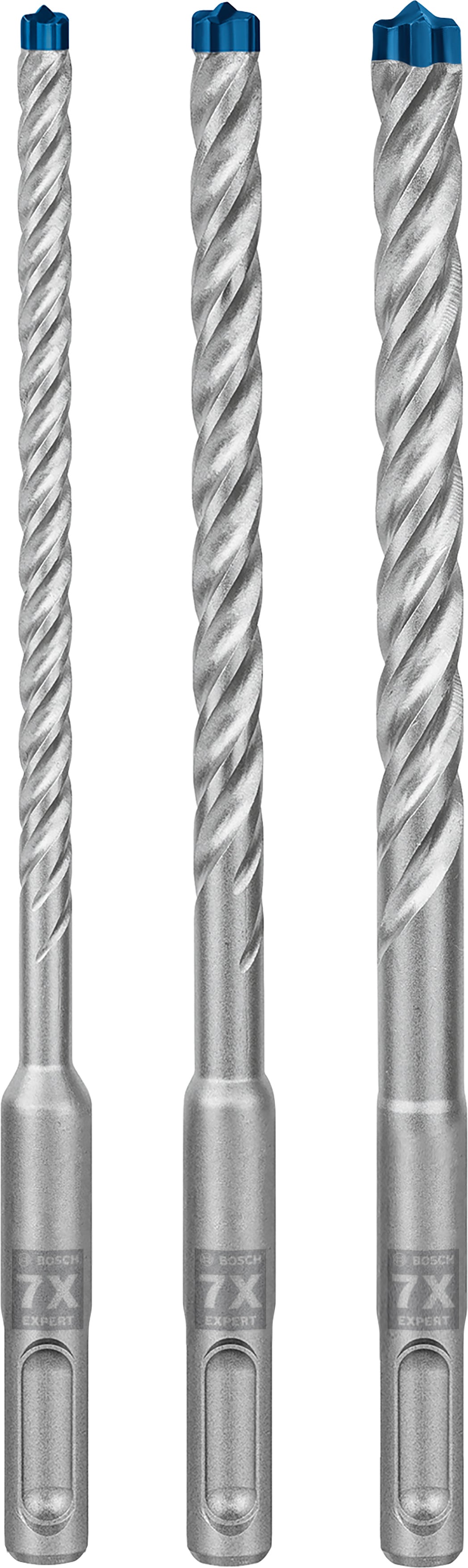 Bosch Professional SDS Plus-7X Hammer Drill Bit Set - 6/8/10 mm (3 Pieces)