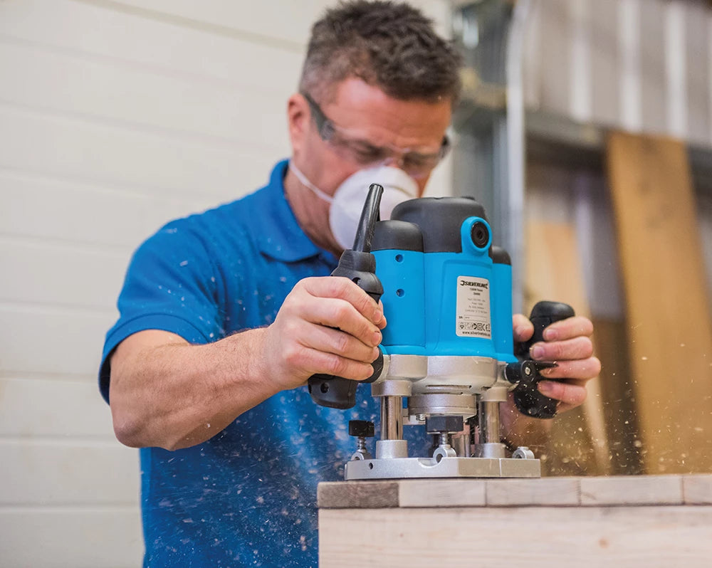 Silverline 1500W Plunge Router 1/2