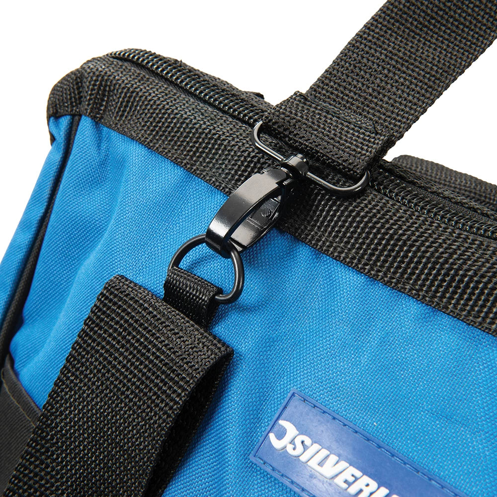 Silverline Tool Bag Hard Base Wide Mouth