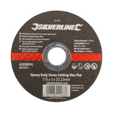 Silverline Heavy Duty Stone Cutting Disc Flat