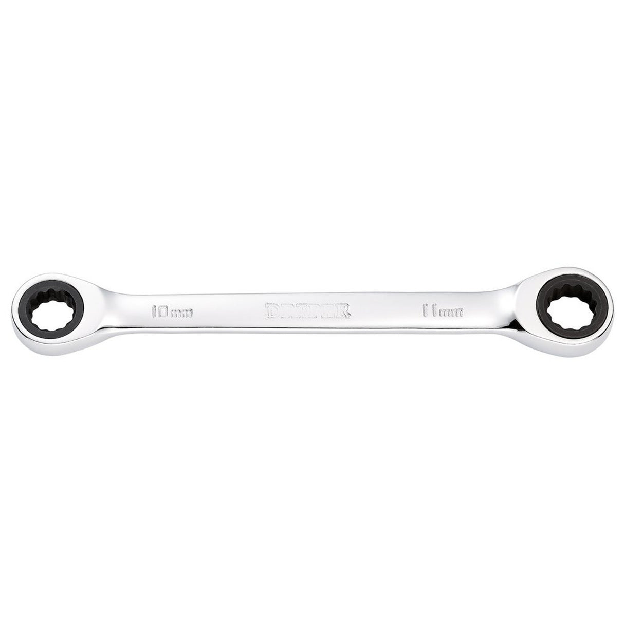 Draper Tools HI-TORQ® Metric Double Ratchet Ring Spanner, 10 x 11mm