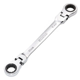 Draper Tools HI-TORQ® Metric Flexible Head Double Ring Ratchet Spanner, 16 x 17mm