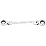 Draper Tools HI-TORQ® Metric Flexible Head Double Ring Ratchet Spanner, 16 x 17mm