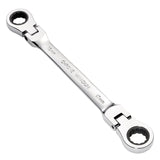 Draper Tools HI-TORQ® Metric Flexible Head Double Ring Ratchet Spanner, 16 x 17mm