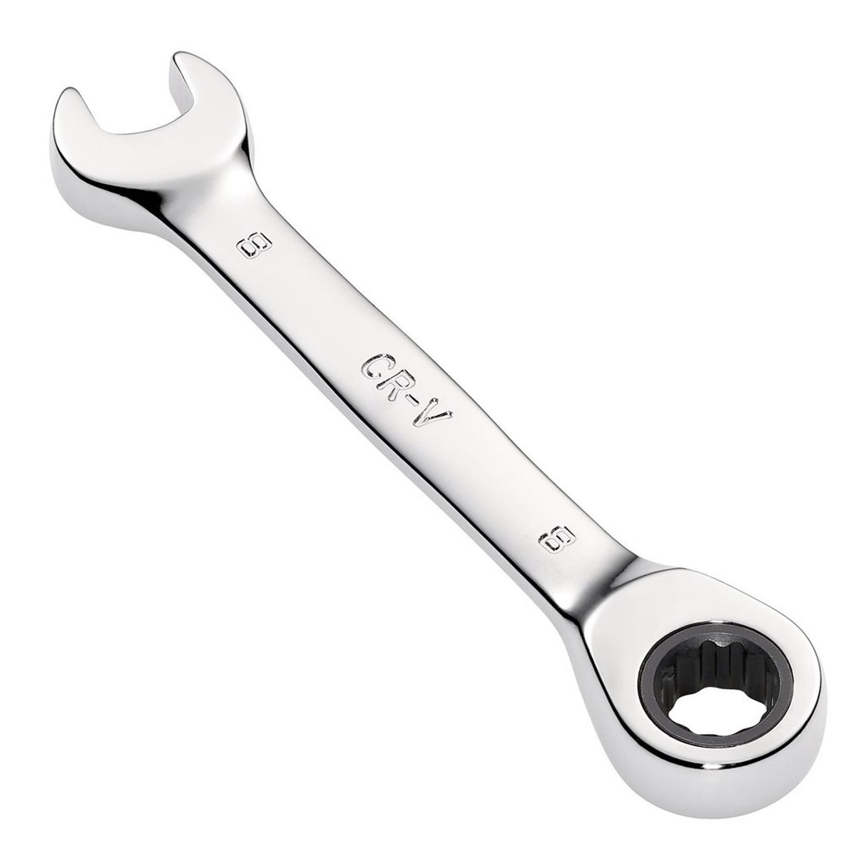 Draper Tools  HI-TORQ® Metric Stubby Ratchet Combination Spanner, 8mm