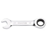 Draper Tools HI-TORQ® Metric Stubby Ratchet Combination Spanner, 13mm