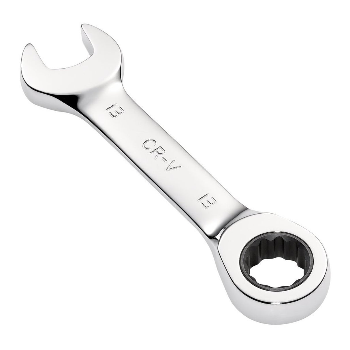 Draper Tools HI-TORQ® Metric Stubby Ratchet Combination Spanner, 13mm