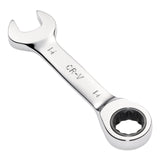 Draper Tools HI-TORQ® Metric Stubby Ratchet Combination Spanner, 14mm