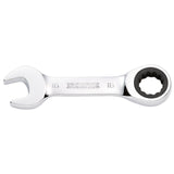 Draper Tools HI-TORQ® Metric Stubby Ratchet Combination Spanner, 16mm