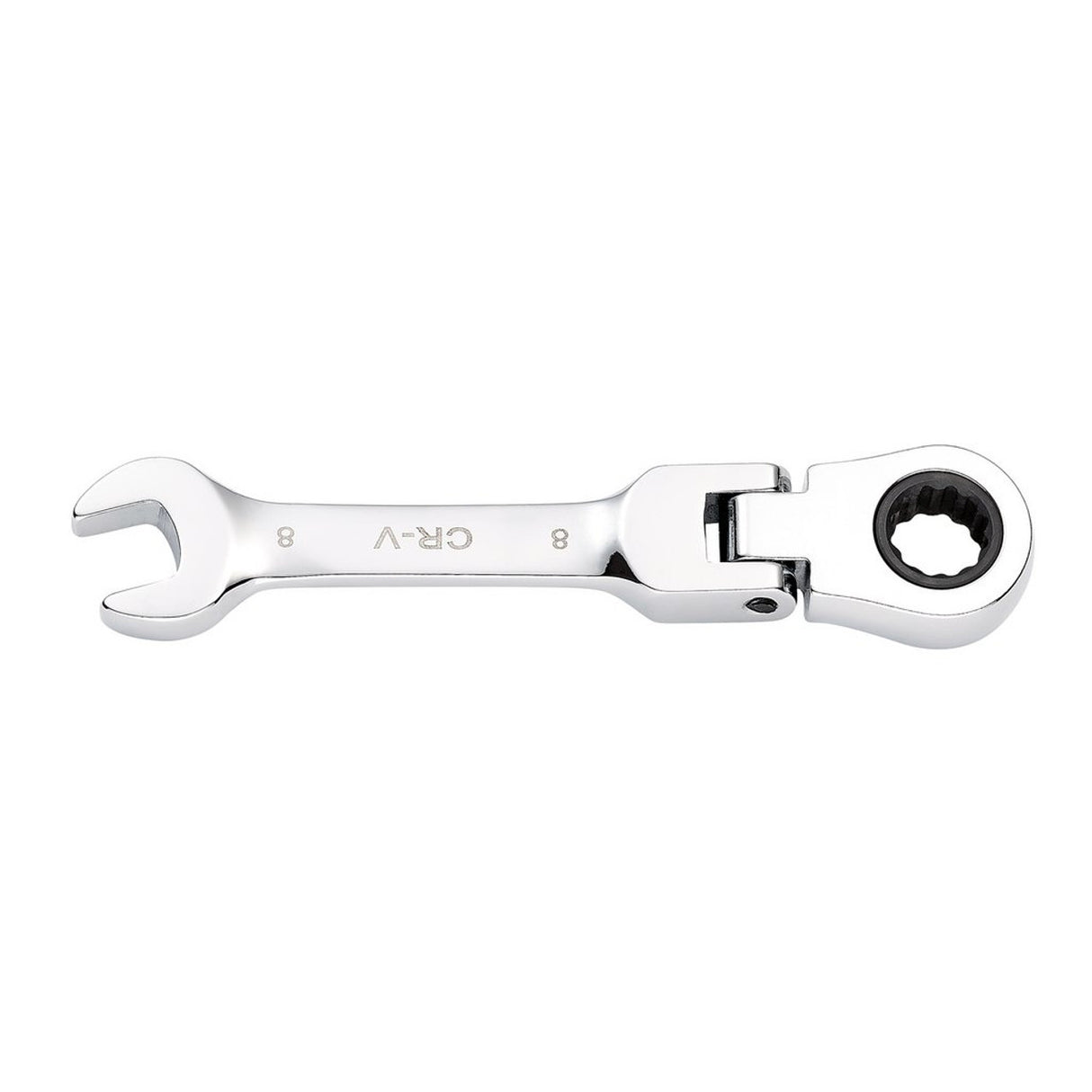 Draper Tools HI-TORQ® Metric Stubby Flexible Head Ratchet Combination Spanner, 8mm