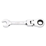 Draper Tools HI-TORQ® Metric Stubby Flexible Head Ratchet Combination Spanner, 9mm