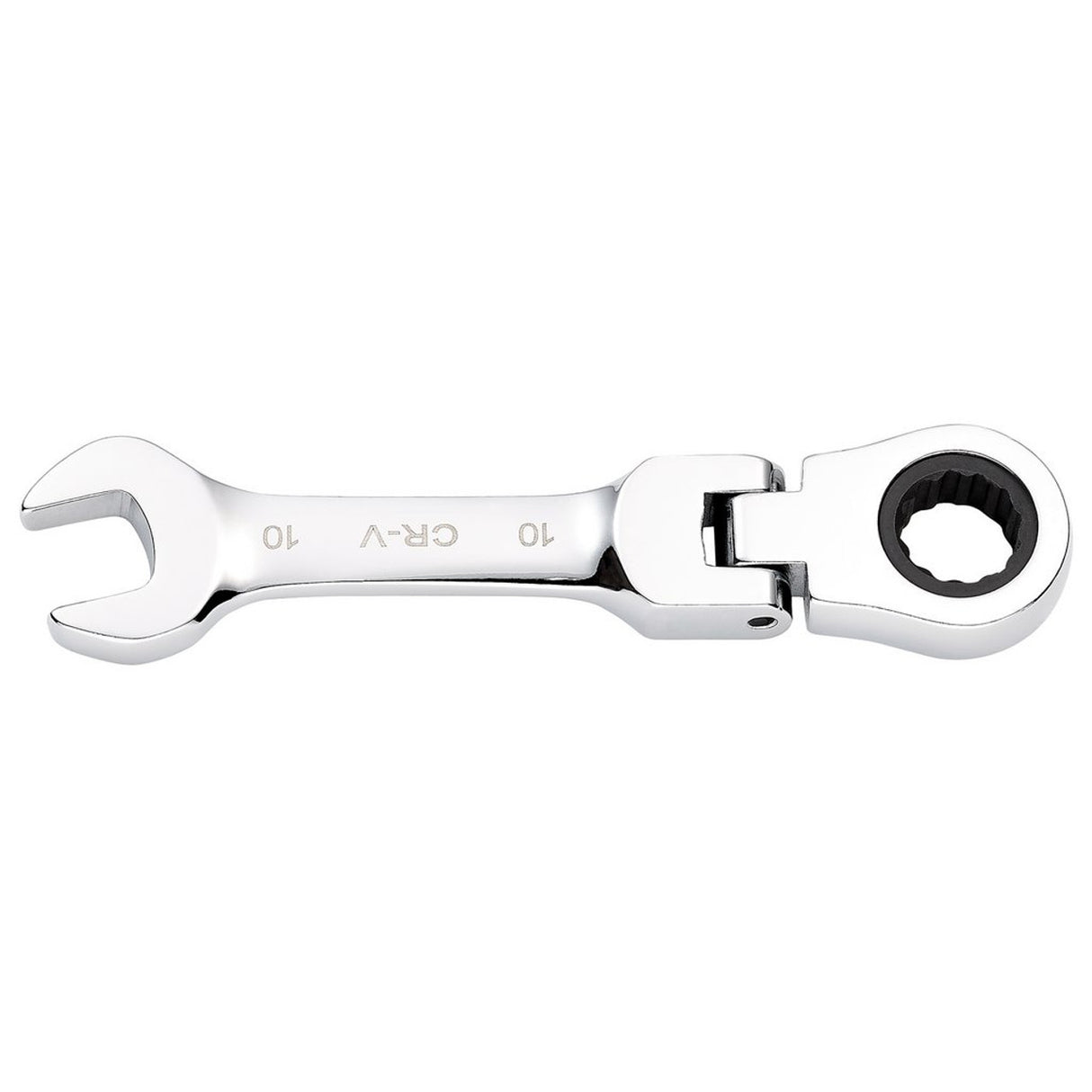 Draper Tools HI-TORQ® Metric Stubby Flexible Head Ratchet Combination Spanner, 10mm