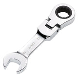 Draper Tools HI-TORQ® Metric Stubby Flexible Head Ratchet Combination Spanner, 12mm