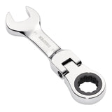 Draper Tools HI-TORQ® Metric Stubby Flexible Head Ratchet Combination Spanner, 14mm