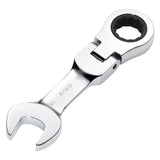 Draper Tools HI-TORQ® Metric Stubby Flexible Head Ratchet Combination Spanner, 15mm