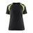 Blaklader Women's T-Shirt 3402 #colour_black-hi-vis-yellow