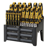 Draper Tools Screwdriver And Bit Set, Yellow (103 Piece)