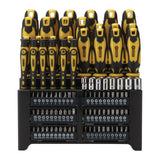 Draper Tools Screwdriver And Bit Set, Yellow (103 Piece)