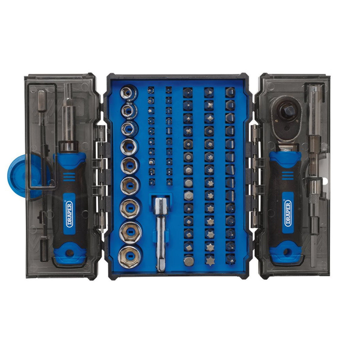 Draper Tools Ratchet And Screwdriver Bit Set (78 Piece)