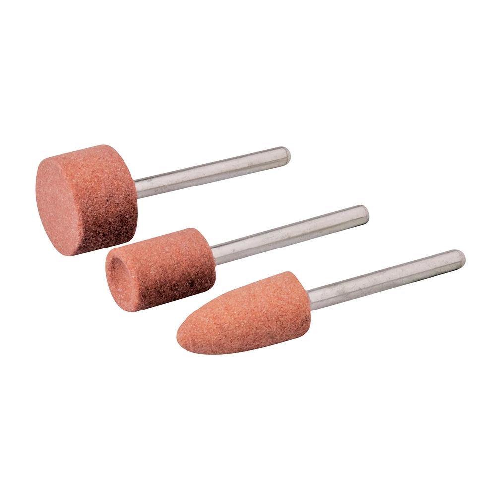 Silverline Rotary Tool Grinding Stone Set 3Pce