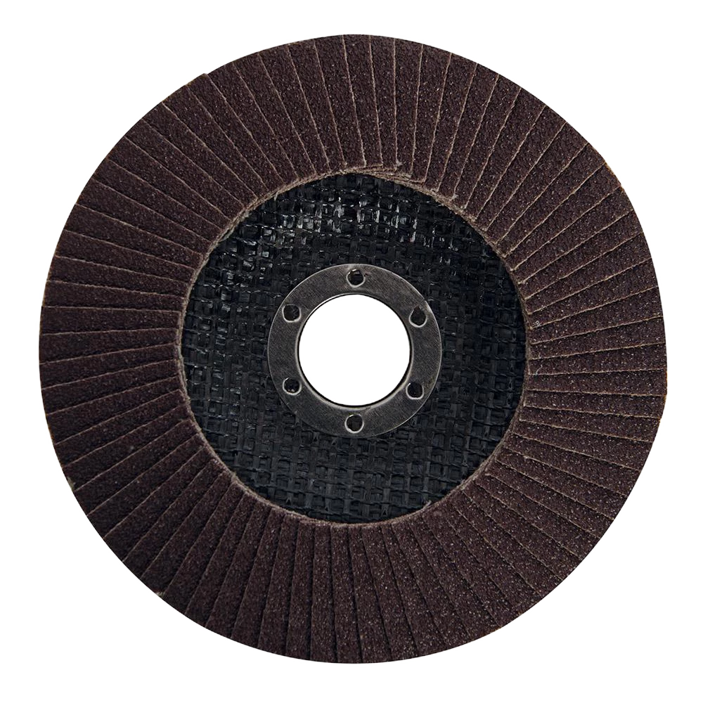 Silverline Aluminium Oxide Flap Disc - 125mm 80 Grit