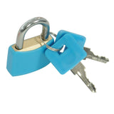 Silverline Hi-Vis Brass Padlocks Set 4Pce