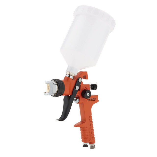 Draper Tools HVLP Air Paint Spray Gun, 600ml, 1.3/1.4/2mm