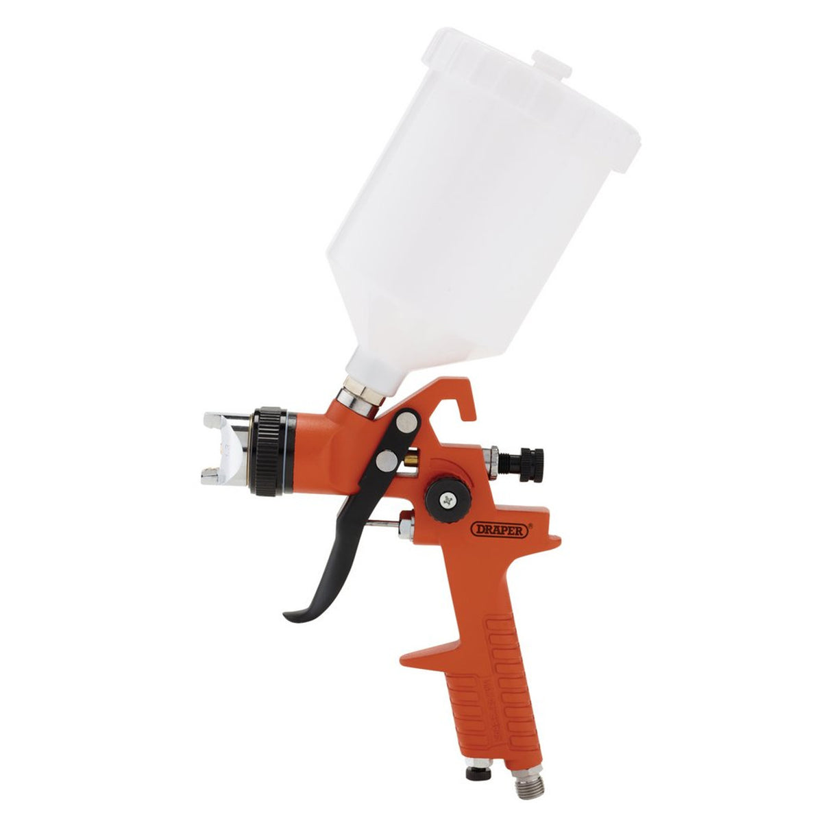 Draper Tools HVLP Air Paint Spray Gun, 600ml, 1.3/1.4/2mm