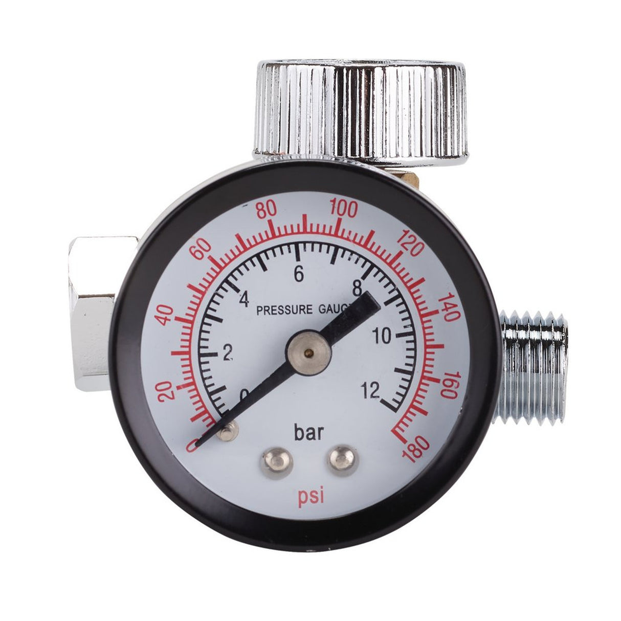 Draper Tools 1/4" Bsp On-Gun Air Regulator And Gauge, 180Psi