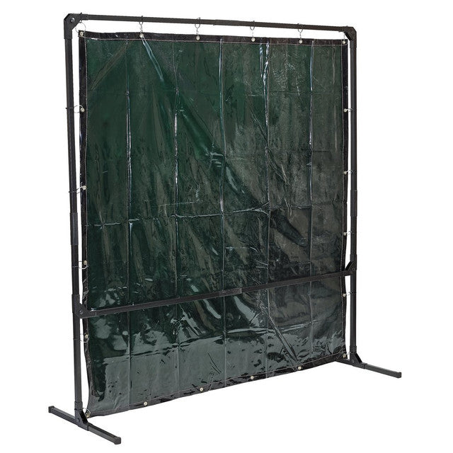 Draper Tools Welding Curtain With Metal Frame, 6' x 6'