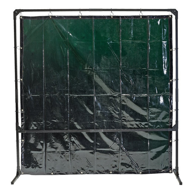 Draper Tools Welding Curtain With Metal Frame, 6' x 6'