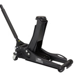 Draper Tools Expert Professional Low Profile Fast Lift Garage Trolley Jack, 3 Tonne, Black