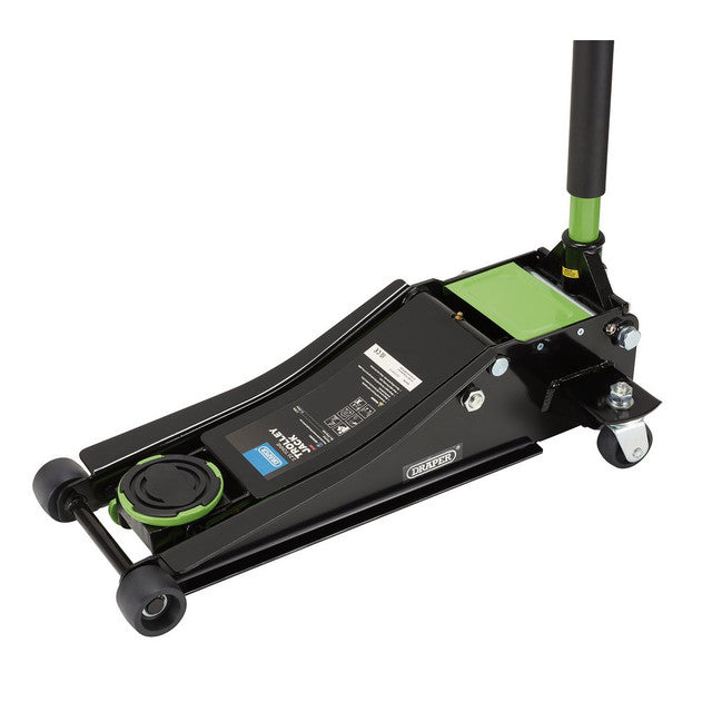 Draper Tools Trolley Jack, 2.25 Tonne, Green