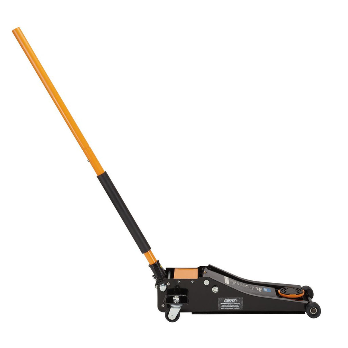 Draper Tools Trolley Jack, 2.25 Tonne, Orange