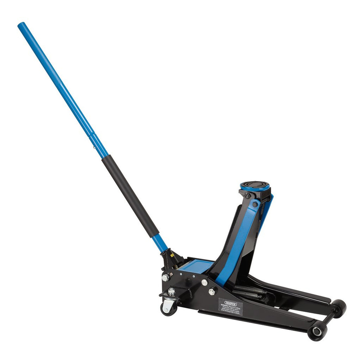 Draper Tools Trolley Jack, 3 Tonne, Blue