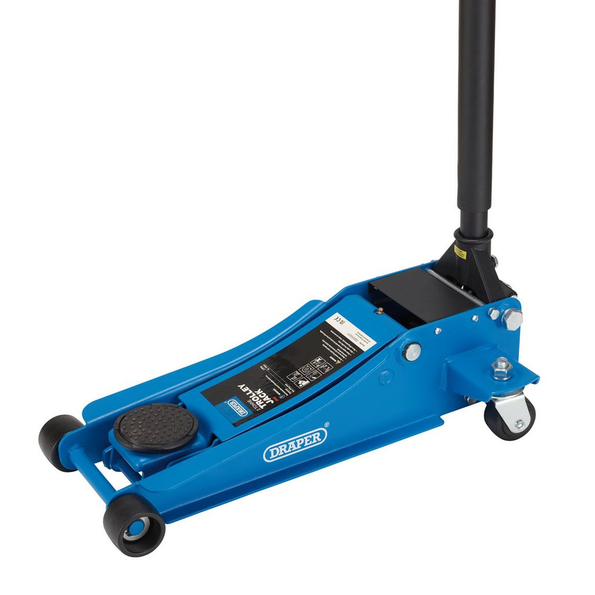 Draper Tools Low Profile Trolley Jack, 2 Tonne